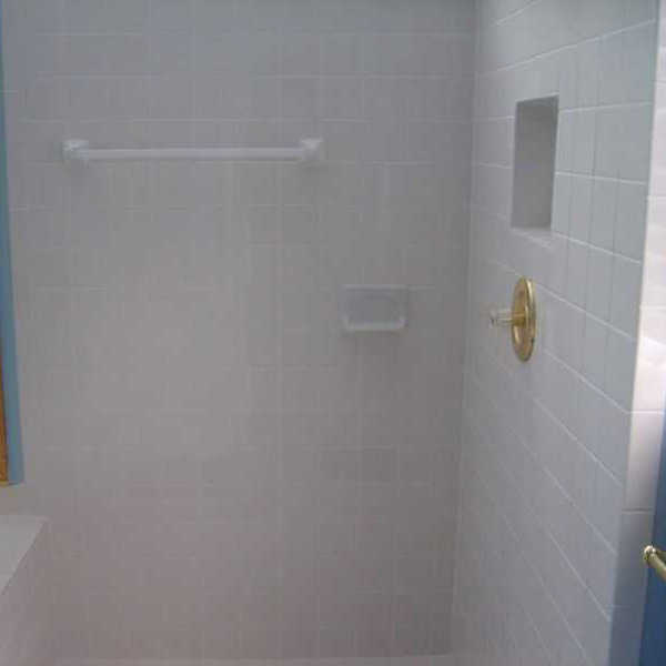 Tile shower enclosure install in Cumming GA