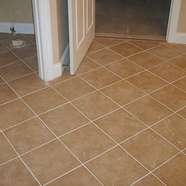 Tile shower floor from a bathroom remodel in Dawsonville GA