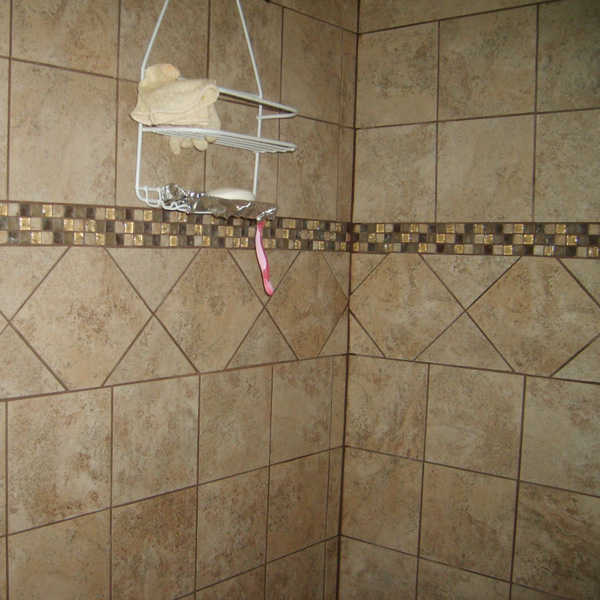 Tiled shower stall in Alpharetta GA