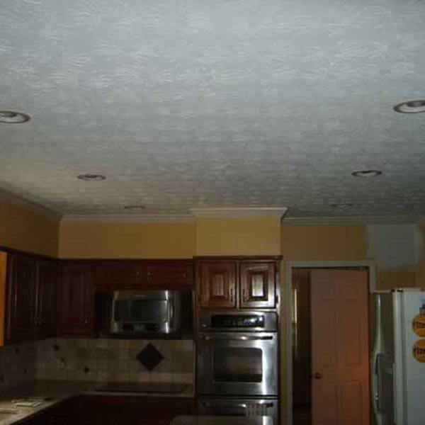 Added can lighting in this kitchen remodel in Alpharetta GA.